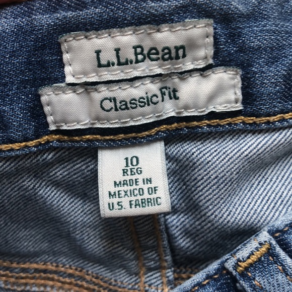 L.L. Bean classic fit jeans, size 10 - Picture 3 of 3